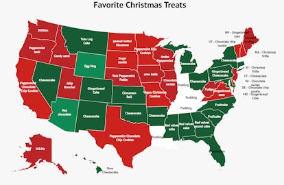 Map of Christmas Treats