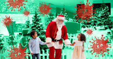 Santa gives kids a virus