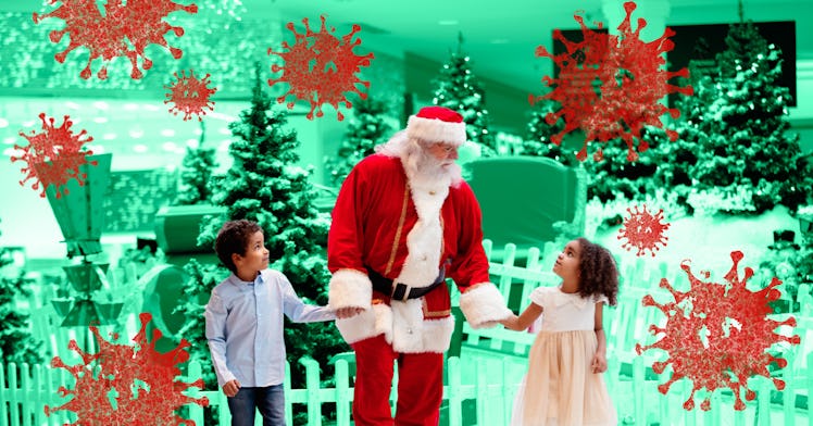 Santa gives kids a virus