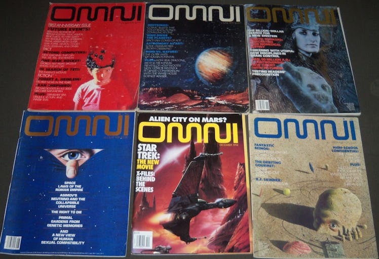 11 Issues of Omni Magazine From the 1970s, '80s, and '90s