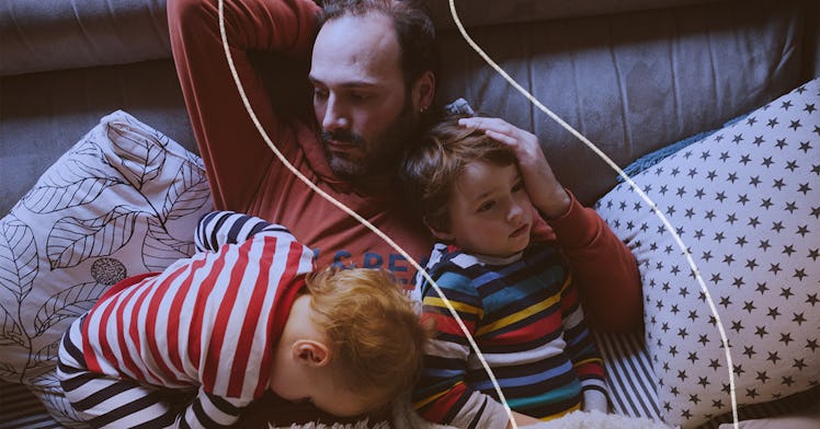 A father raising his boys