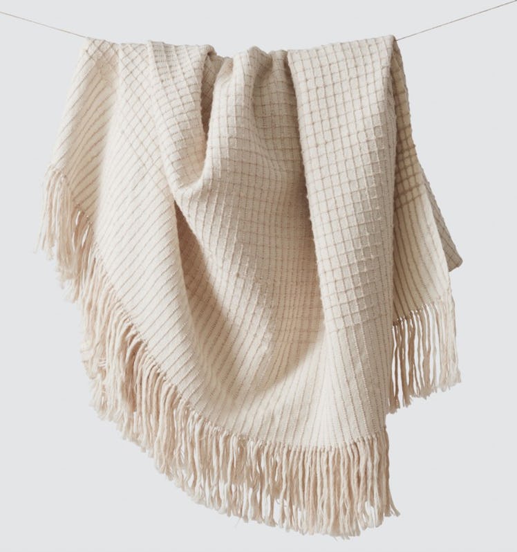 LA LEÑA Alpaca Throw by The Citizenry