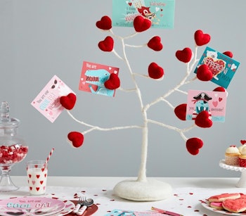 Felted Wool Heart Tree Decor With Clips by Pottery Barn Kids