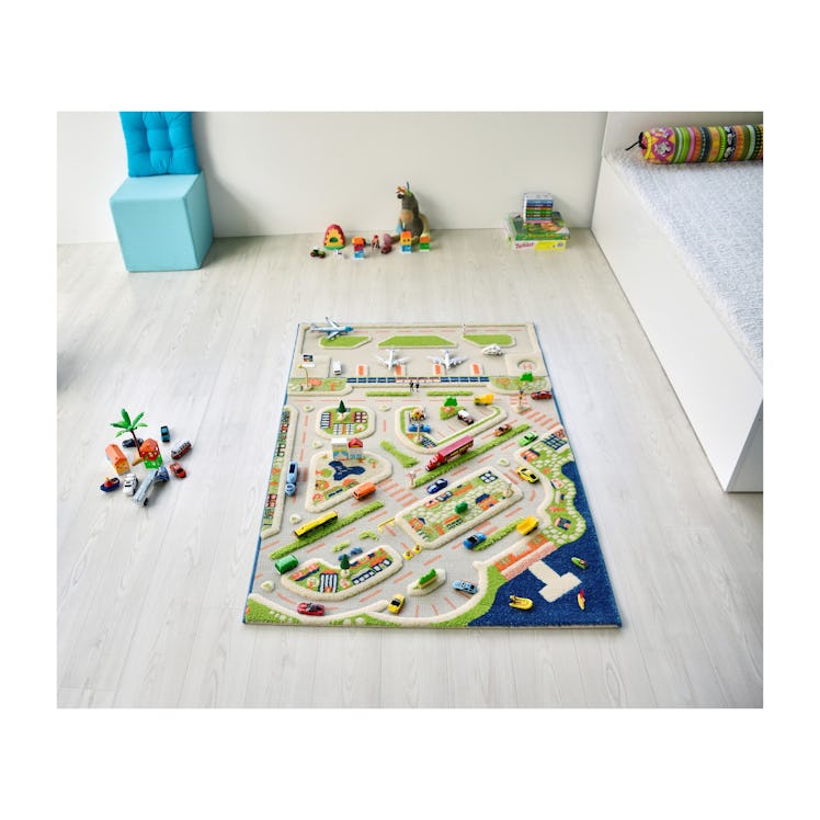 Medium Mini City Map 3-D Rug by IVI