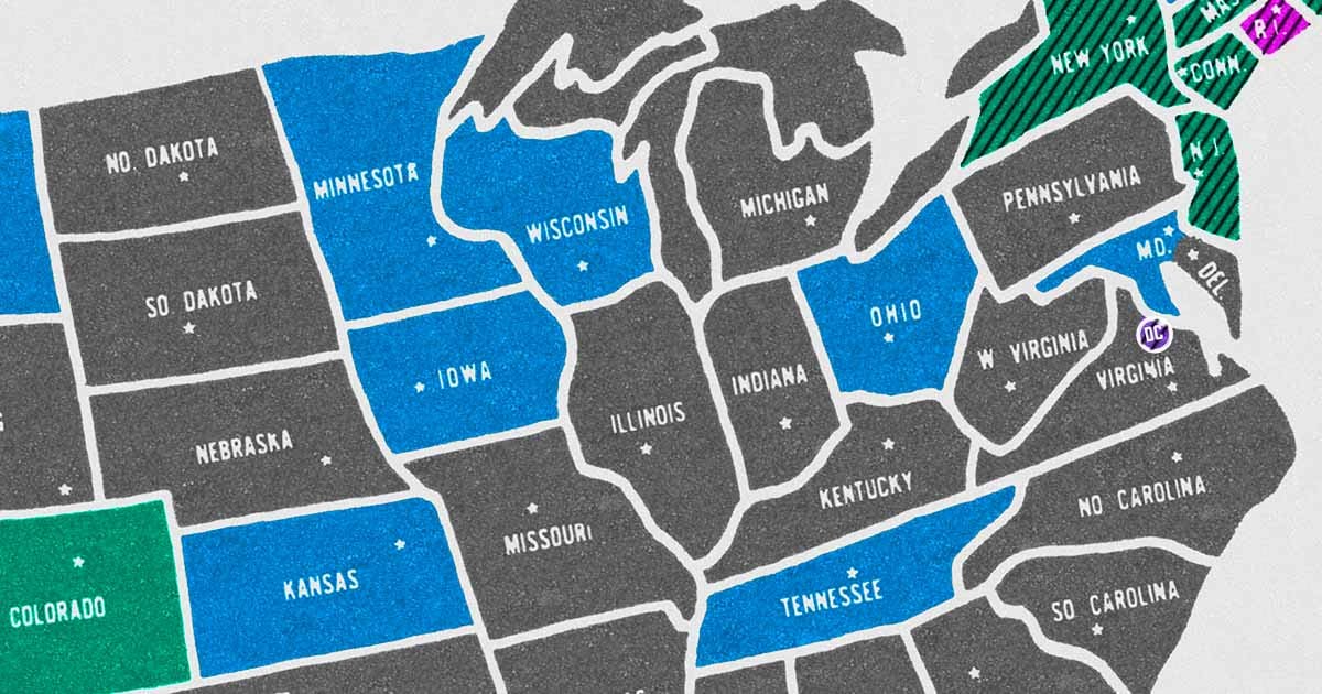 Paid Parental Leave This Map Shows The State of Paid Leave In US