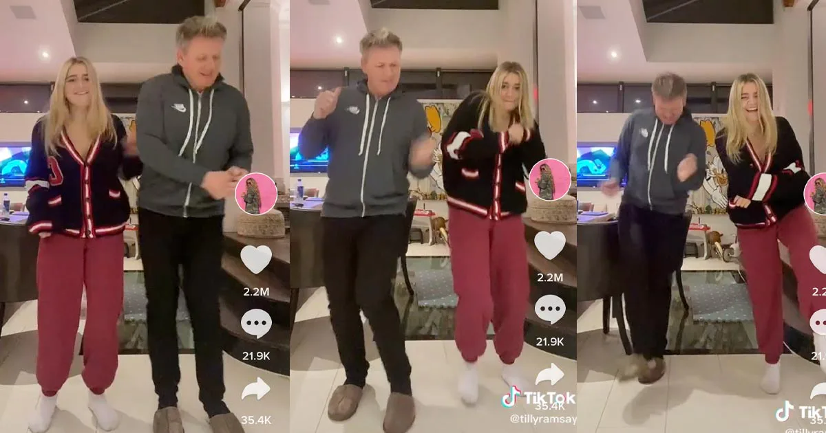 Watch Gordon Ramsay's Goofy-Bad Dance Moves In Viral TikTok