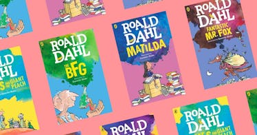 photo collage of Roald Dahl books for kids -- both the ones to seek out and the ones to avoid