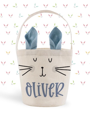 Personalized Easter Bunny Bag from Etsy