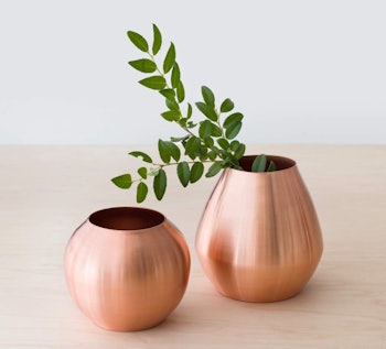 Pashan Copper Vase by The Citizenry