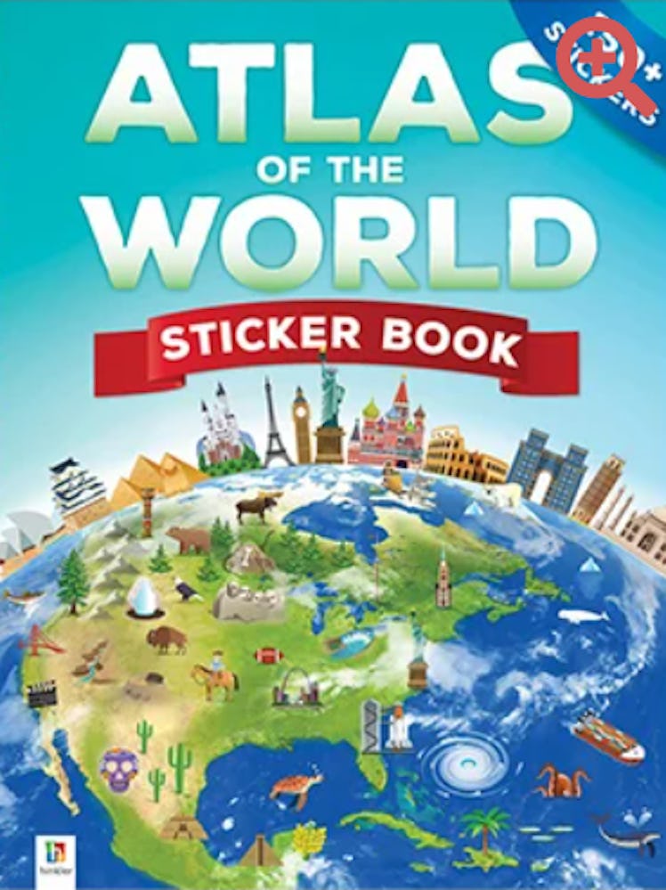 Atlas of The World Sticker Book
