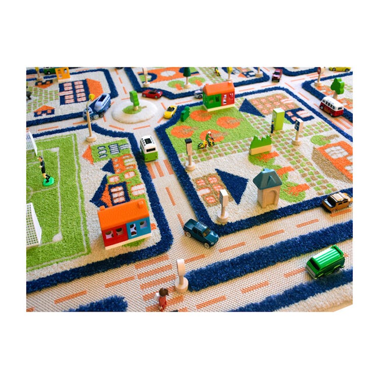 Extra-Large Traffic 3-D Play Rug by Ivi