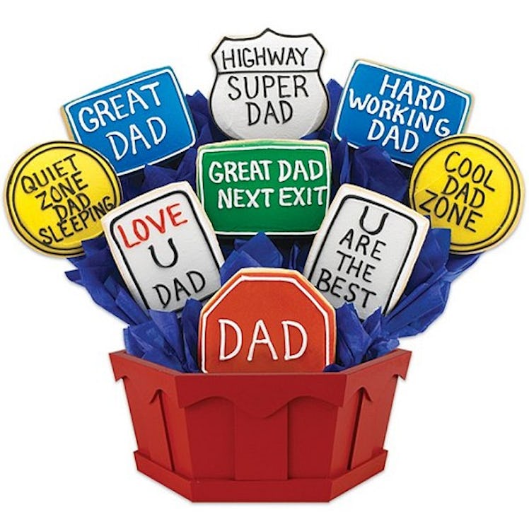 Dad Appreciation Highway Cookie Bouquet by Cookies by Design