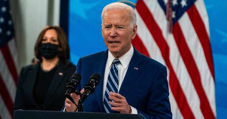 Biden and Harris speak