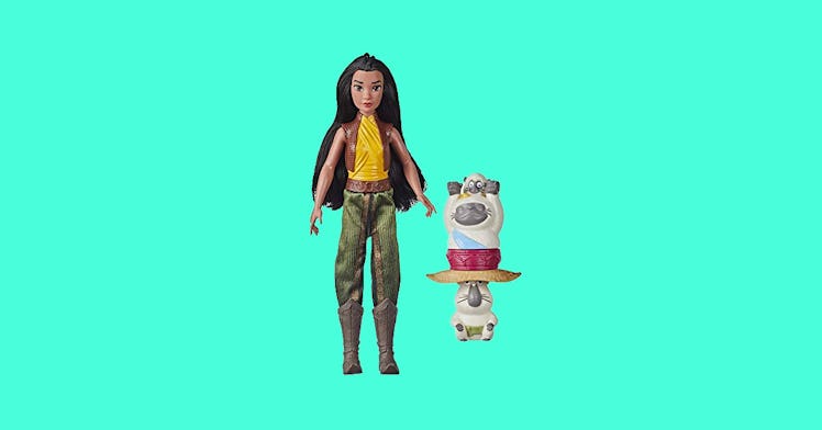 Raya, from Disney's Raya and the Last Dragon, set against a green backdrop. It's one of 2021's most ...
