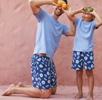 Father and Son Swim Trunks by Tom & Teddy