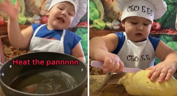 TikTok Toddler chef