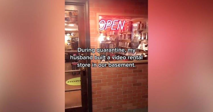 A man built a video rental store in his basement
