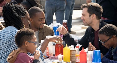 山姆和巴基野餐