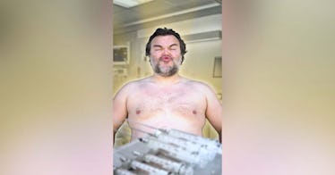 Jack Black unergoes a superhero transformation