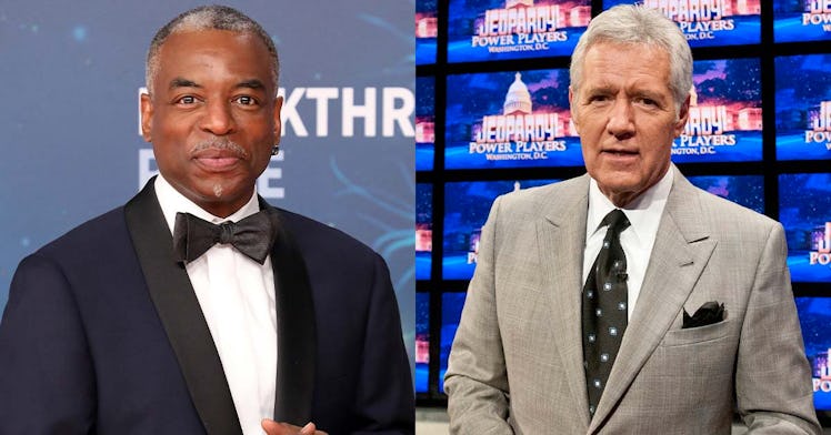 LeVar Burton and Alex Trebek