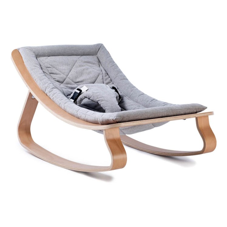 Charlie Crane Levo Beech Wood Baby Rocker