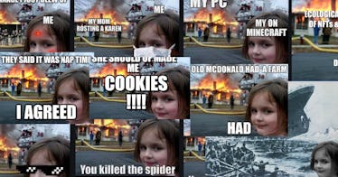 Disaster girl meme compilation
