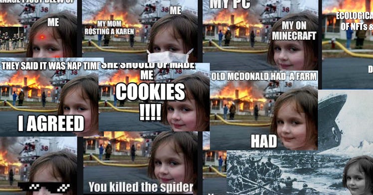 Disaster girl meme compilation