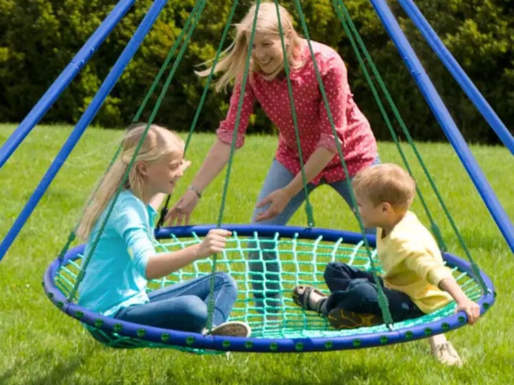 Platform Swing Set by Sky Island