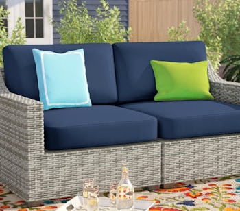 Tessio 4 piece outlet sofa set with cushions