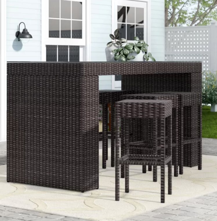 Tegan 7 Piece Bar Height Dining Set by Sol 72 Outdoor
