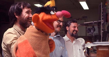 Behind the scenes on Sesame Street with Ernie