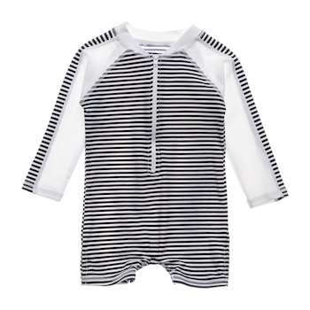 Long-Sleeve One-Piece Bathing Suit by Snapper Rock