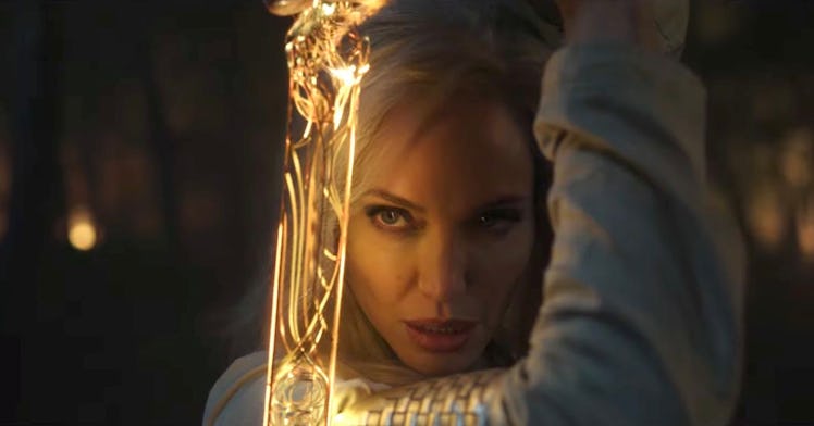 Angelina Jolie as Thena in The Eternals