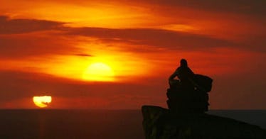 Luke meditating in the Last Jedi