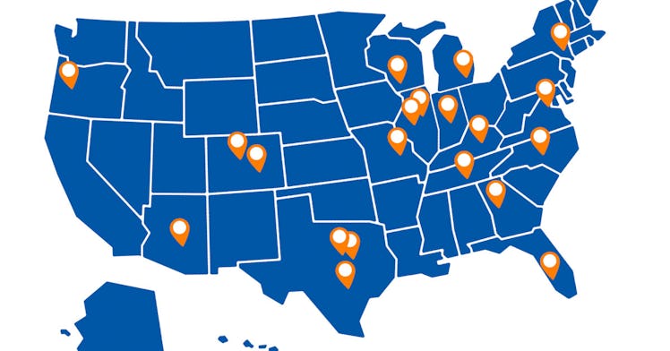 a map of the best suburbs in the United States