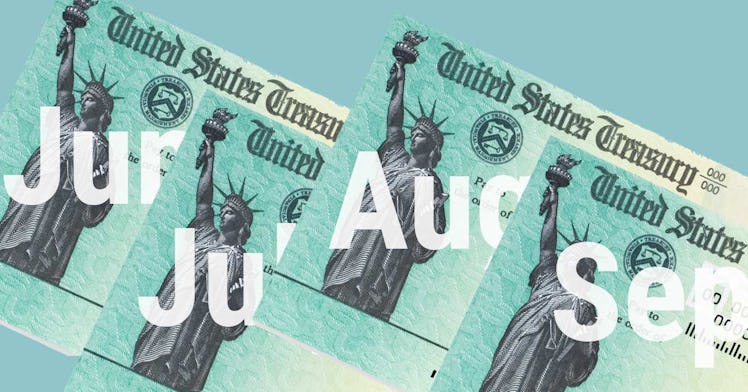 Stimulus checks, on a monthly basis