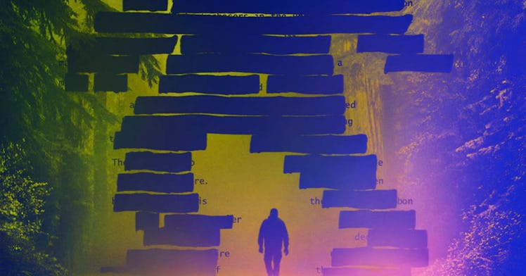 The opening credits from Hulu's documentary "Sasquatch"