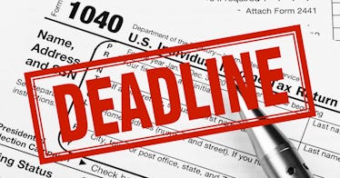 有最后期限的纳税申报表