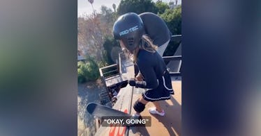 Tony Hawk Hels Sky Brown Face Fears On Mega Ramp