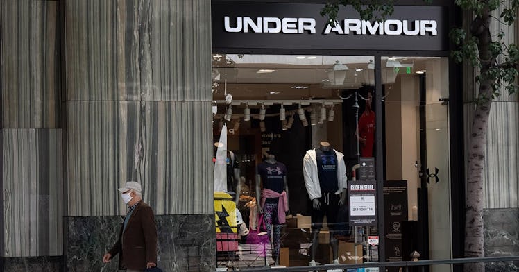 An under armour storefront