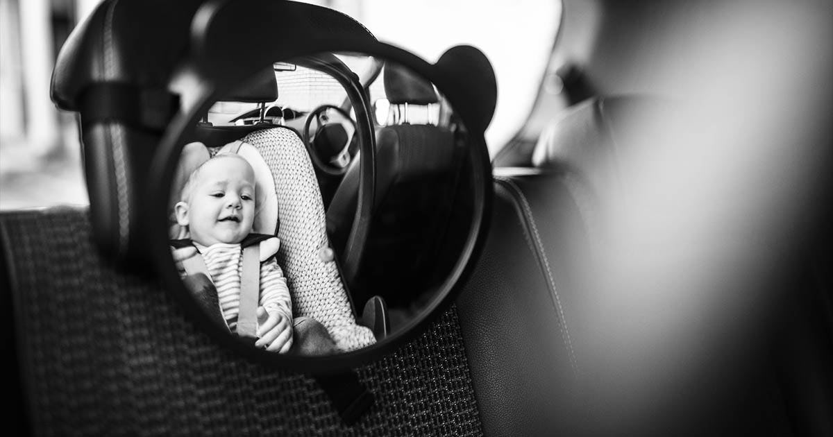 Safest car mirror for cheap baby