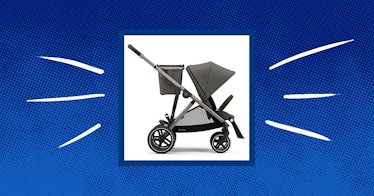 prime day baby stroller featured against a white background