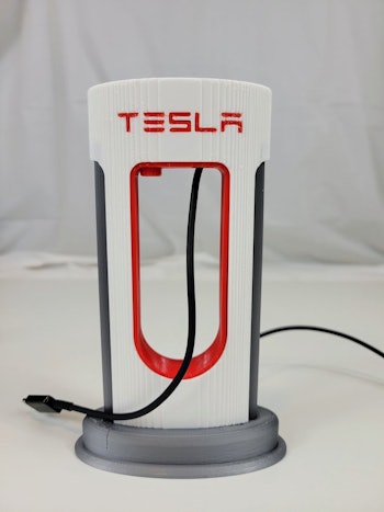Tesla Desktop Supercharger Replica