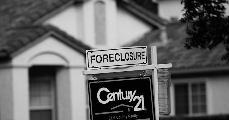A house in foreclosure