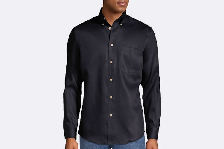 Lands’ End Long-Sleeve Performance Twill Shirt