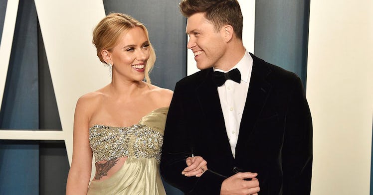 Scarlett Johansson and Colin Jost