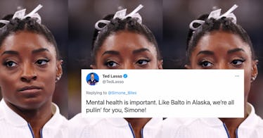 Ted Lasso and Simone Biles