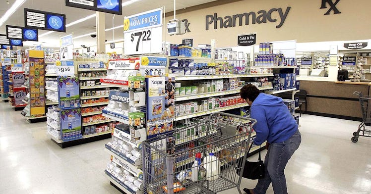 Walmart shelves