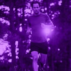 A man running a ultramarathon