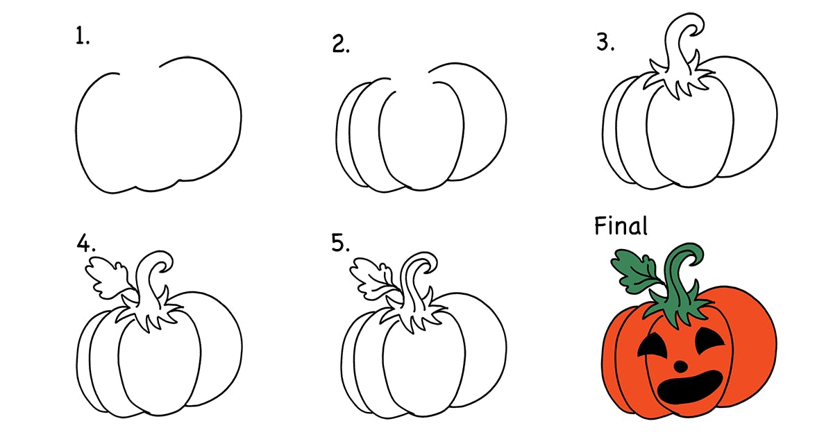 Top more than 155 pumpkin drawing easy super hot - seven.edu.vn